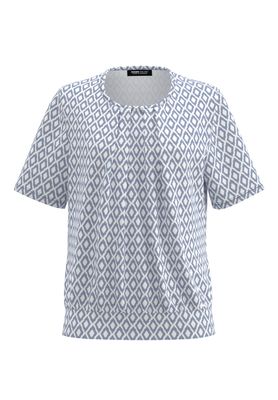 Frank Walder Blouse Shirt Print Blauw