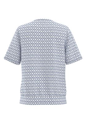 Frank Walder Blouse Shirt Print Blauw