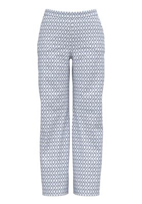 Frank Walder Wide leg Broek Blauw