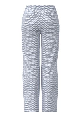 Frank Walder Wide leg Broek Blauw