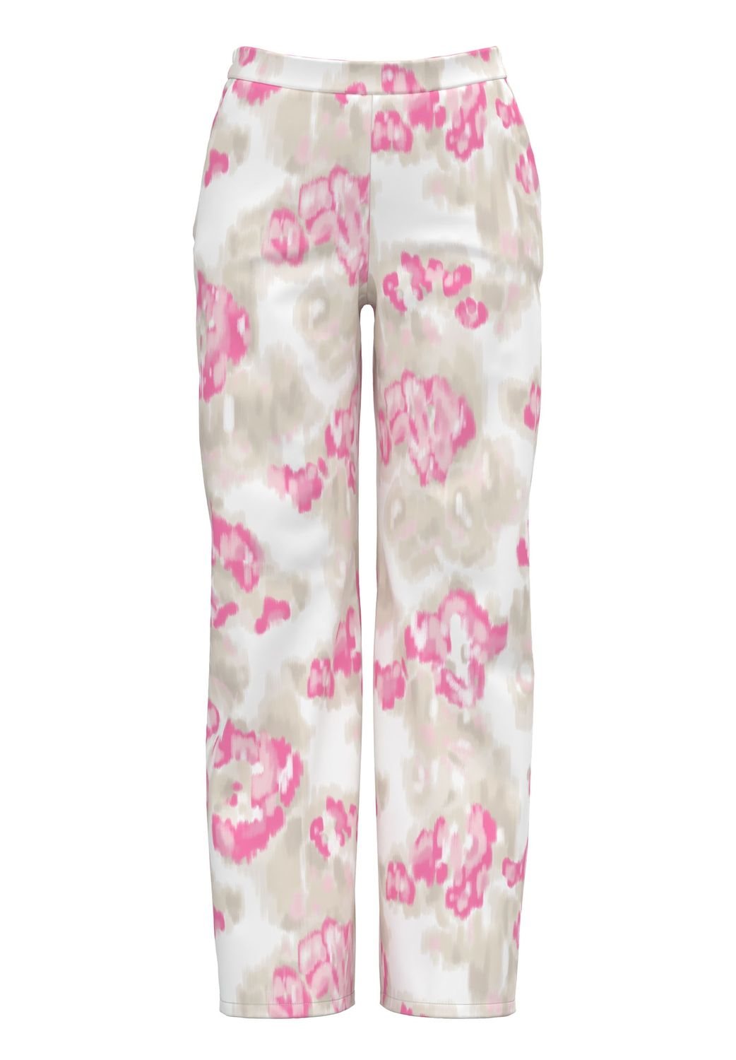 Frank Walder Wide leg Broek Rood