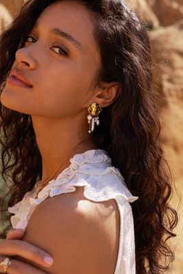 My Jewellery Oorhangers met natuurlijke parels Goud