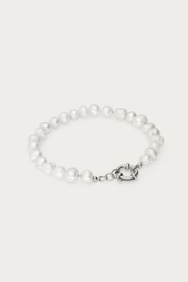 My Jewellery Armband met natuurlijke parels en slotje zilver
