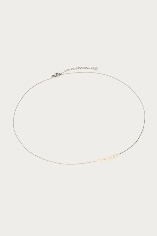 My Jewellery Minimalistische ketting met zoetwaterparels zilver