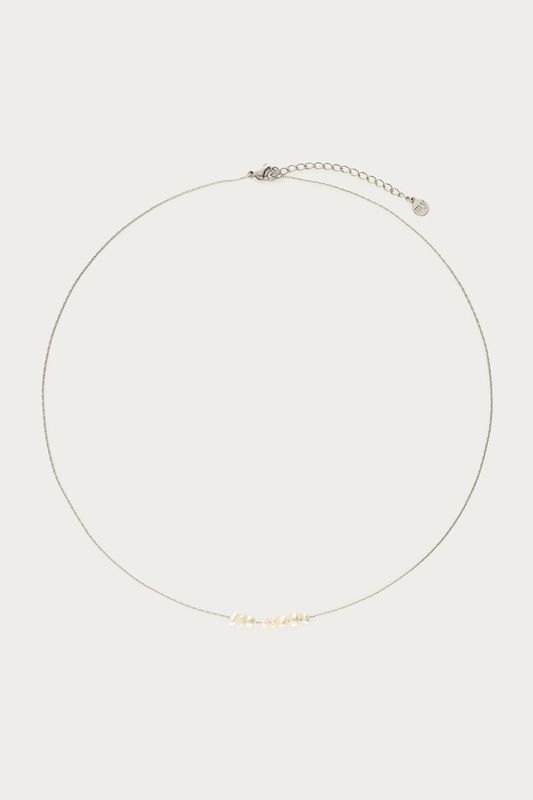 My Jewellery Minimalistische ketting met zoetwaterparels zilver