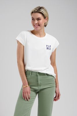 Florez Coco T-shirt Wit CR0505