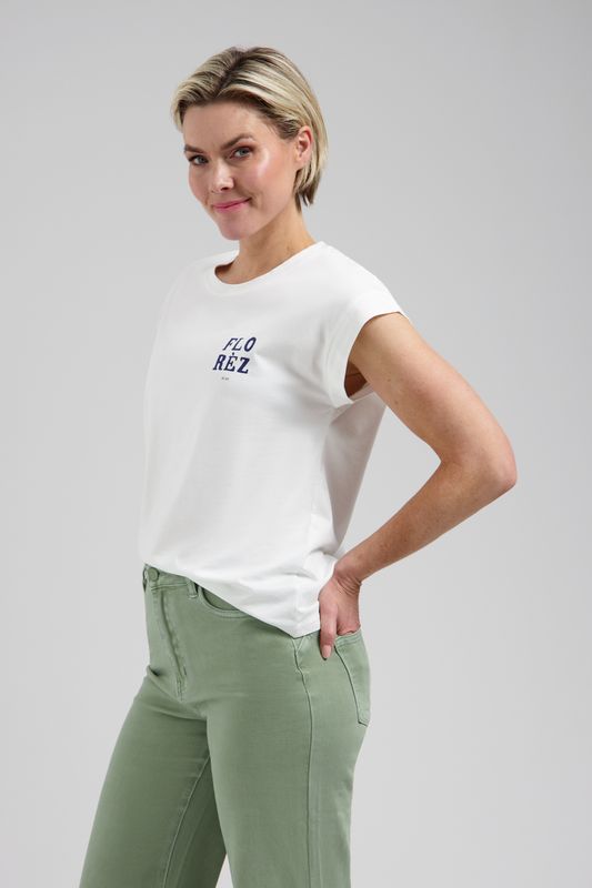 Florez Coco T-shirt Wit