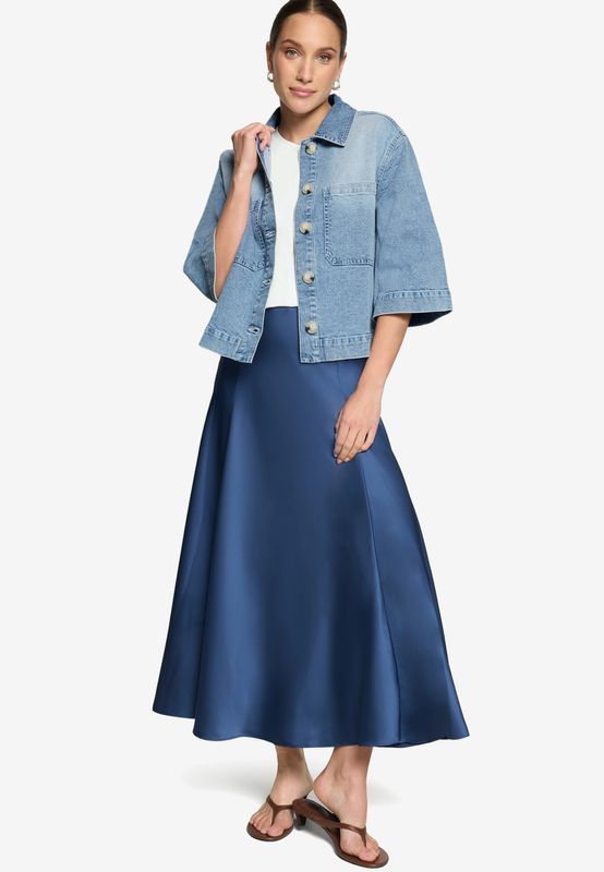 Zero denim jacket short sleeves