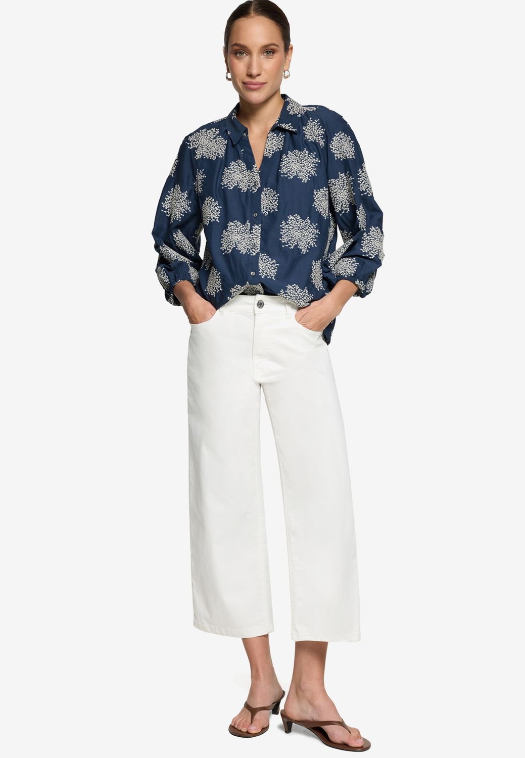 Zero broek 7/8e off white