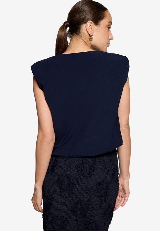 Zero top diep blauw