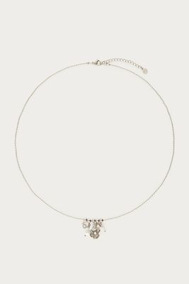 My Jewellery Ketting met ranonkel bloem en zoetwaterparels zilver