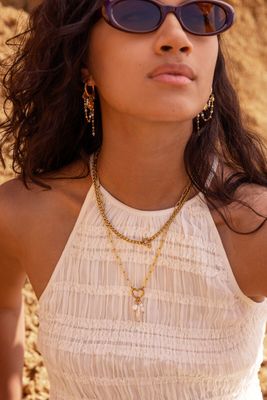 My Jewellery Basic schakelketting met slotje Goud