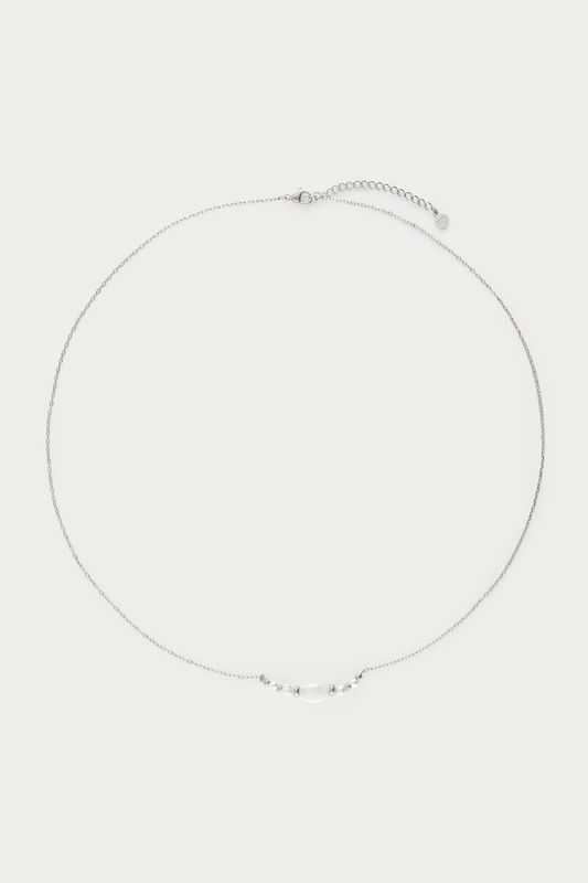 My Jewellery Ketting met natuurlijke parels en kralen zilver