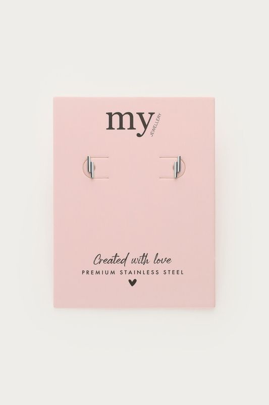 My Jewellery Oorbellen Studs Staafjes Zilver