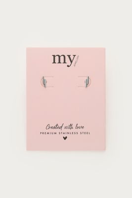 My Jewellery Oorbellen Studs Staafjes Zilver