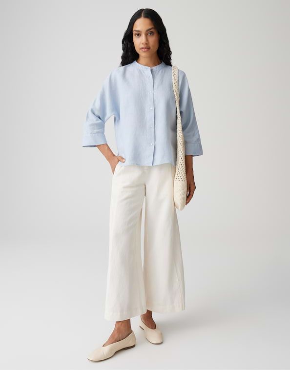 Opus blouse Fulis Bruin