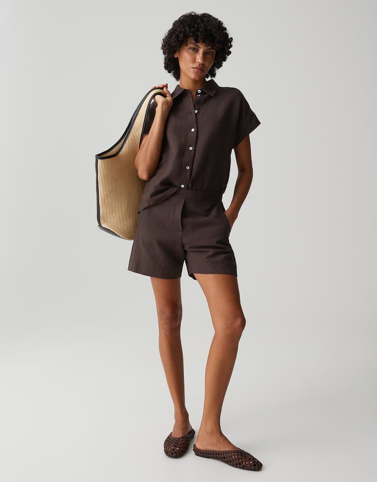 Opusshort  Melane oasis Bruin