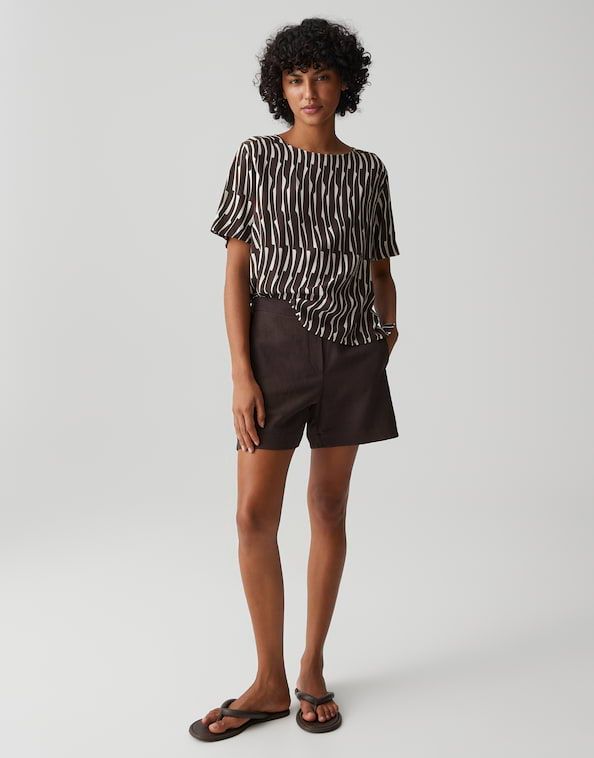 Opus top Ferona bamboo Bruin 10563414116429