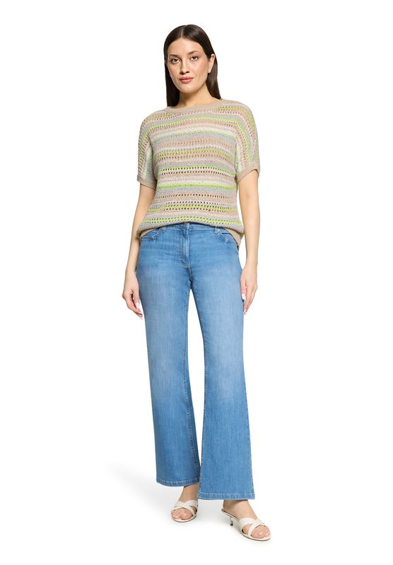 So Cosy April Standard Shirt Gestreept Beige