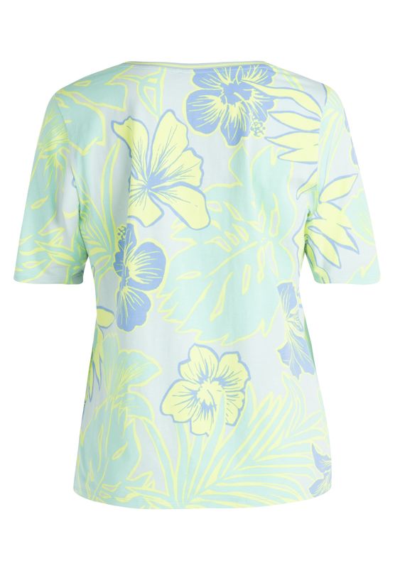 So Cosy April Standard Shirt met print Groen