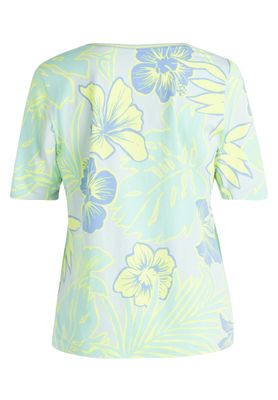So Cosy April Standard Shirt met print Groen