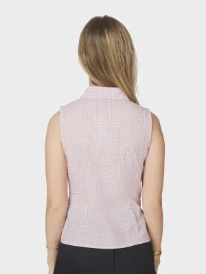 Neo Noir Celest Check Top Roze