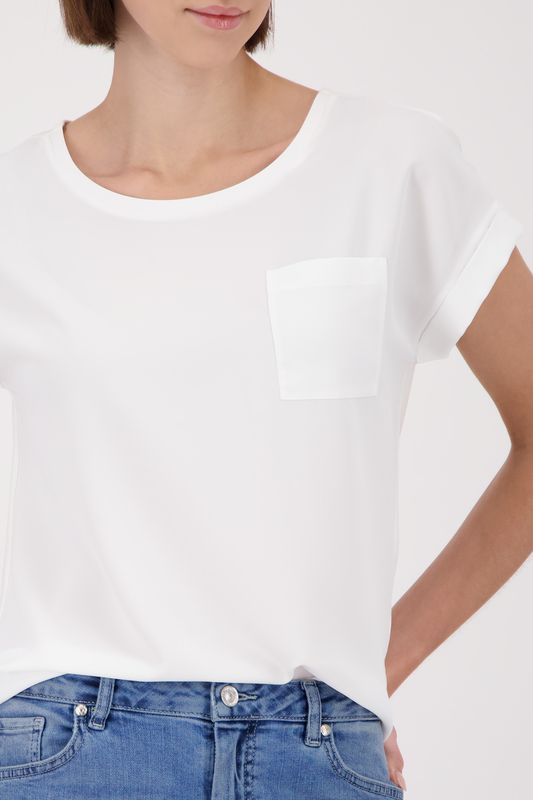 Monari Basis Blouse Shirt Ecru