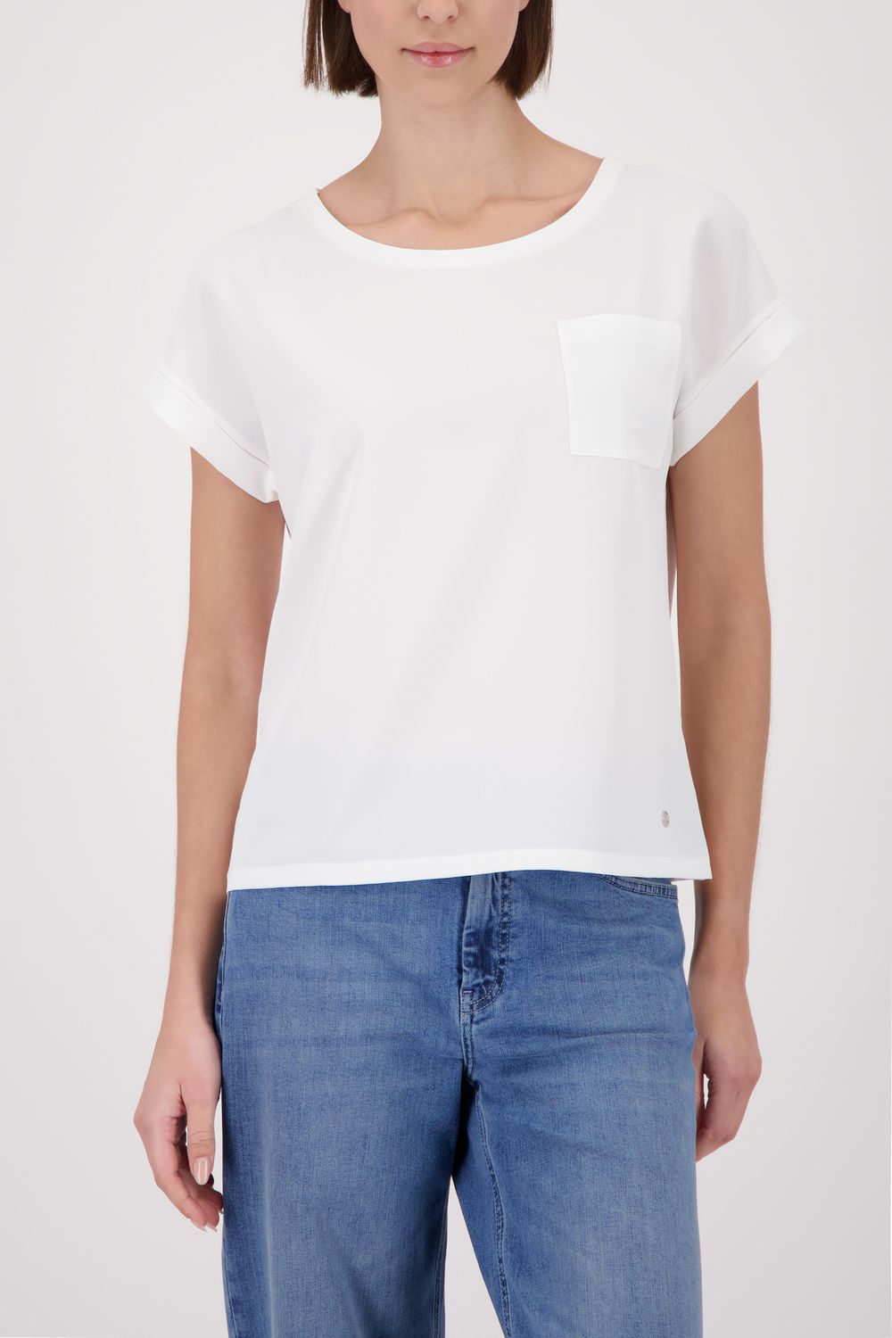 Monari Basis Blouse Shirt Ecru