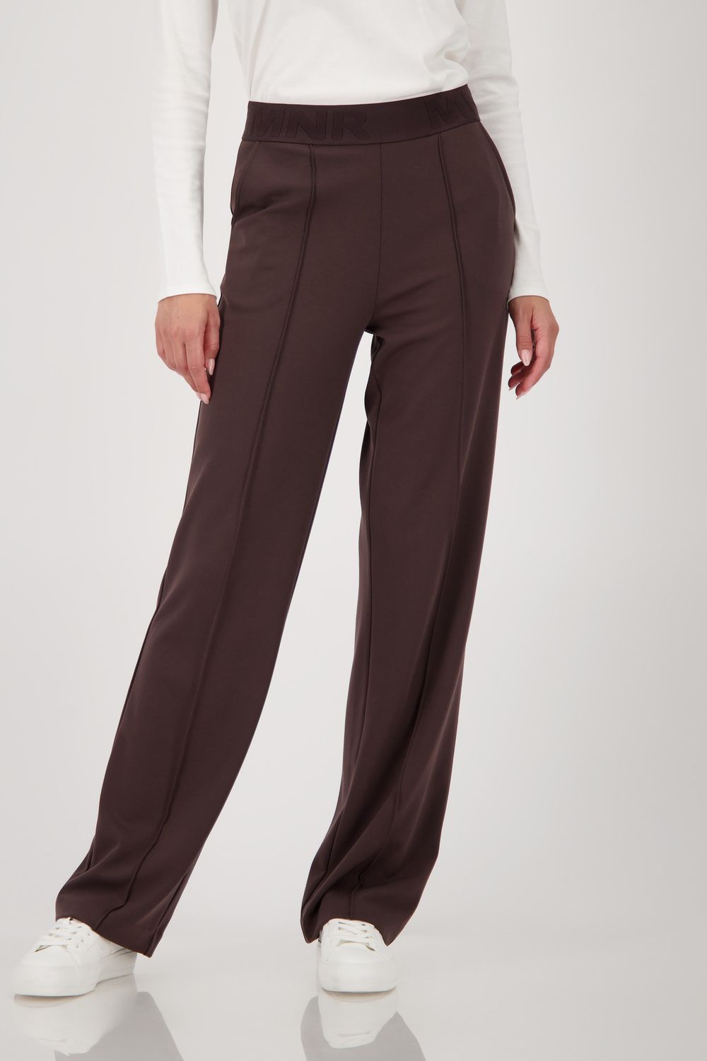 Monari Broek brownie Bruin