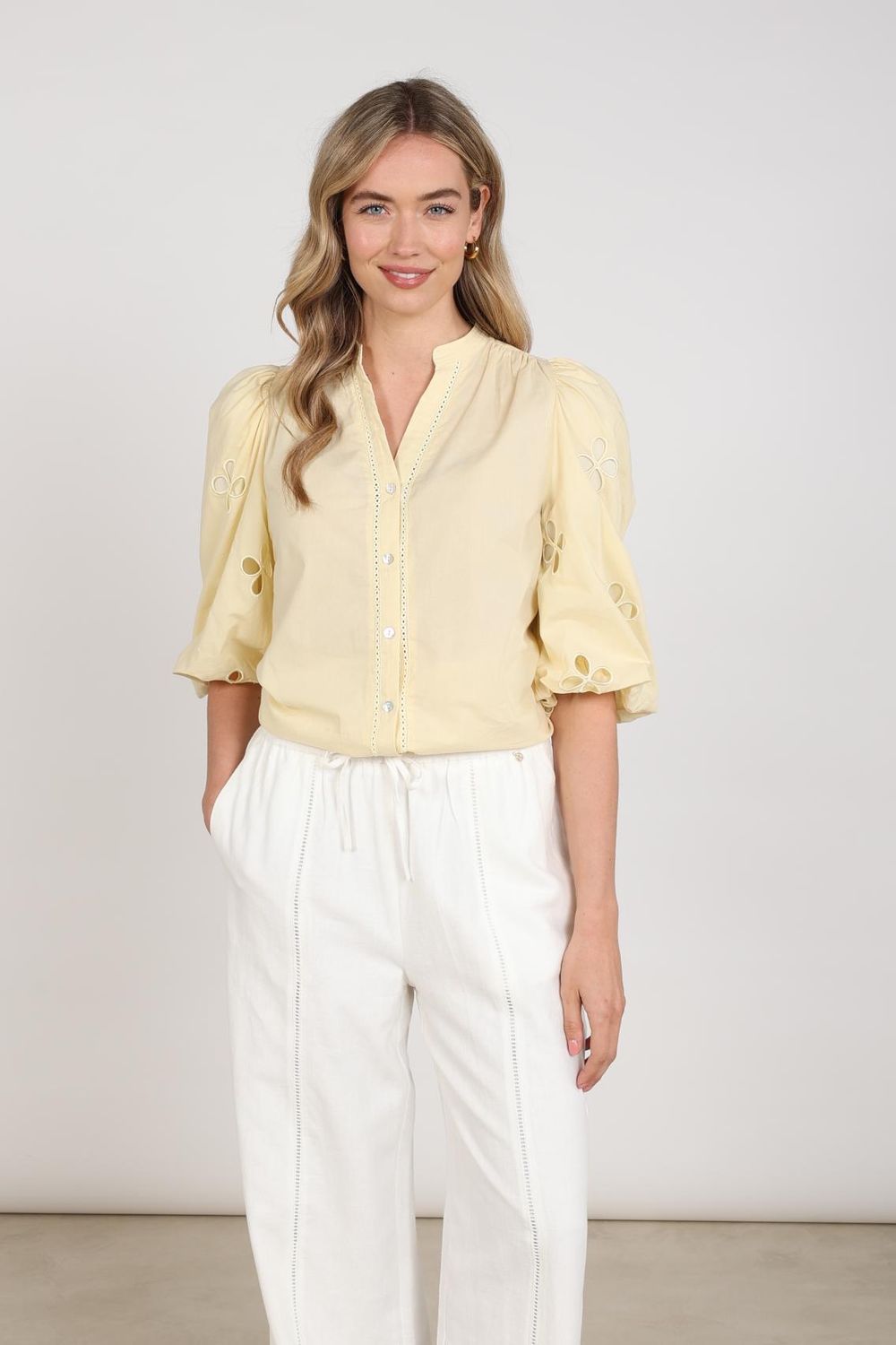 Nukus Rosie Blouse Geel