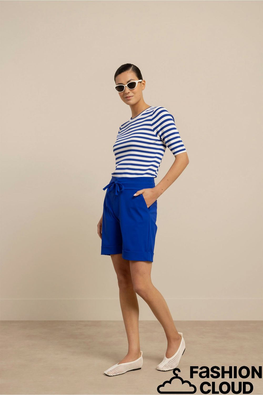 Studio Anneloes City bermuda Blauw