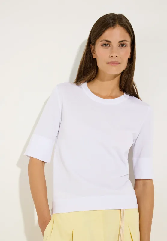More & More shirt wit met manchet More & More shirt wit met manchet