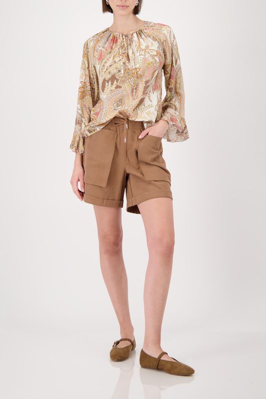Monari Blouson print Bruin