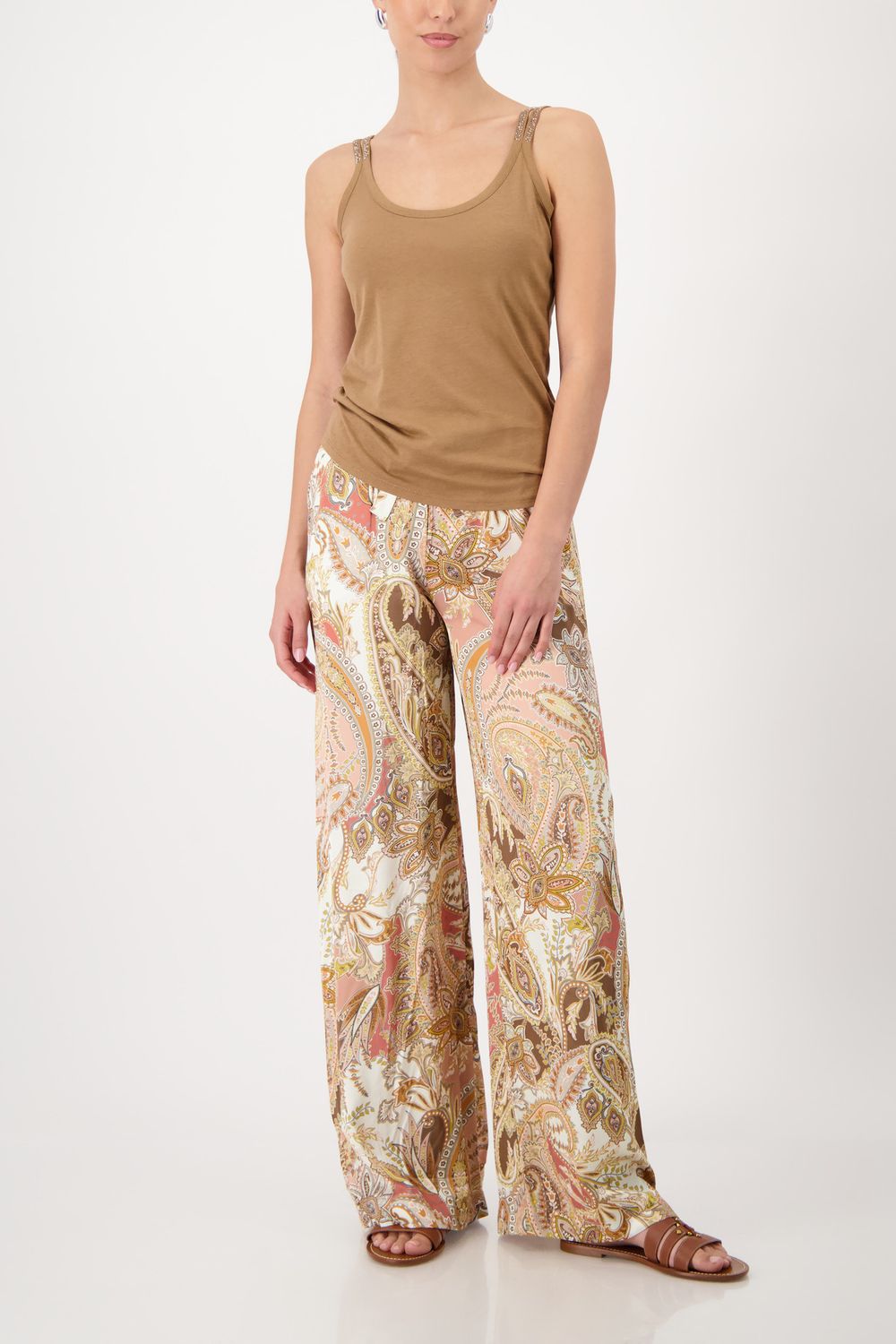 Monari Top mocca Bruin 410712