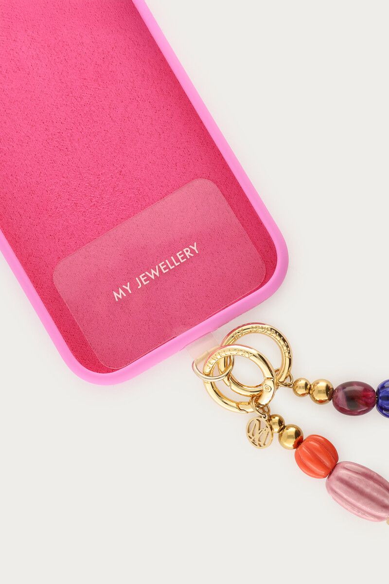 My Jewellery Cord strap transparant Multi MJ14963