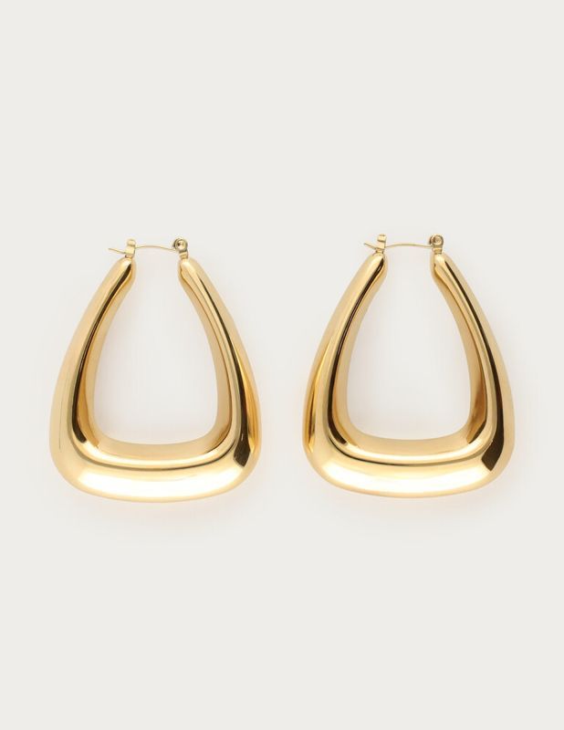 My Jewellery Earring triangle big Goud