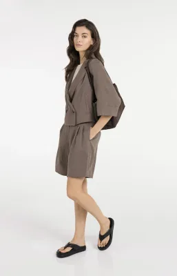 YaYa Blazer met kimonomouwen en knopen