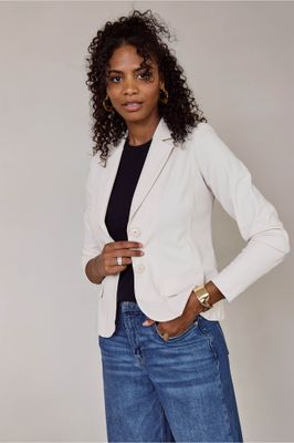 Studio Anneloes Bright Bonded Blazer Ecru