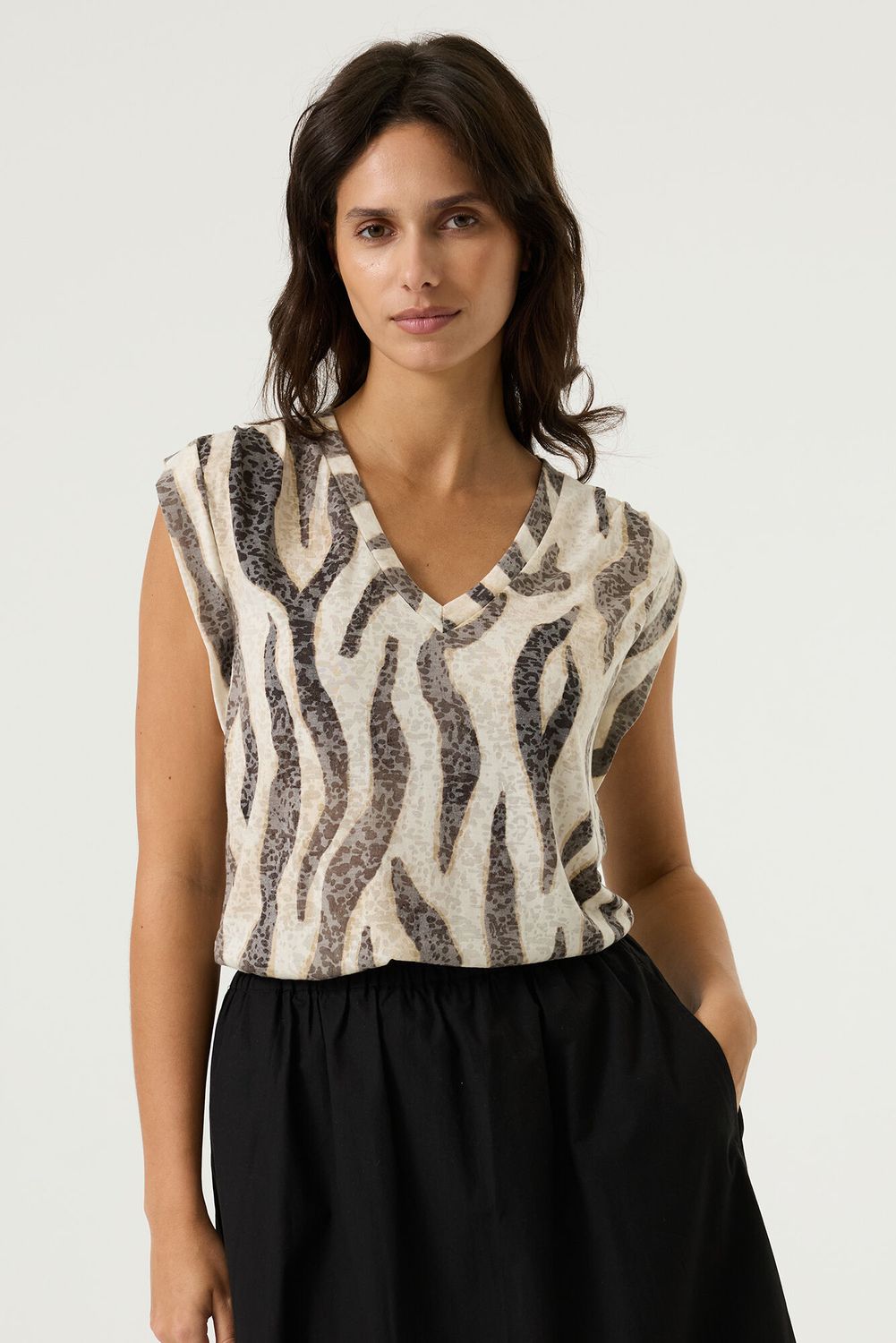 Garcia T-shirt Met Print