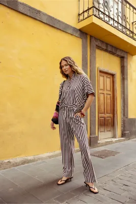 Studio Anneloes Grace stripe trousers Multi