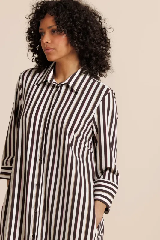 Studio Anneloes Soof stripe dress Multi