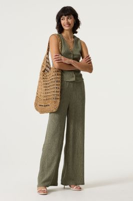 Garcia Olijfgroene gilet