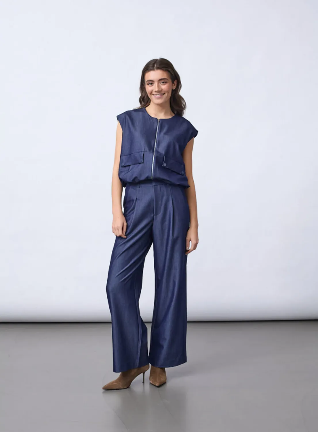 Sisters Point Pantalon GREAT-PA5 Blauw