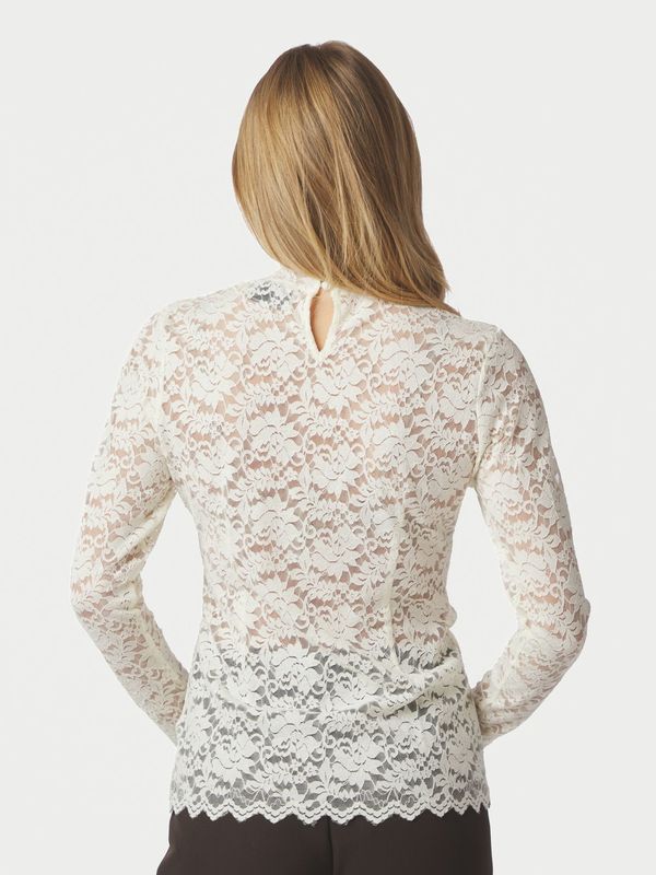 Neo Noir Liza kanten top off white