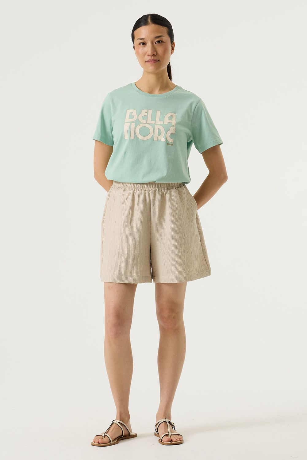 Garcia t shirt bella fiore mint