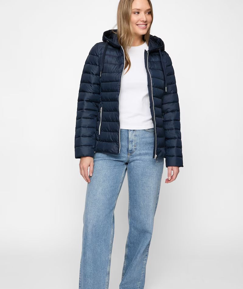 Covered GRS ladies jacket - woven - Nala Blauw