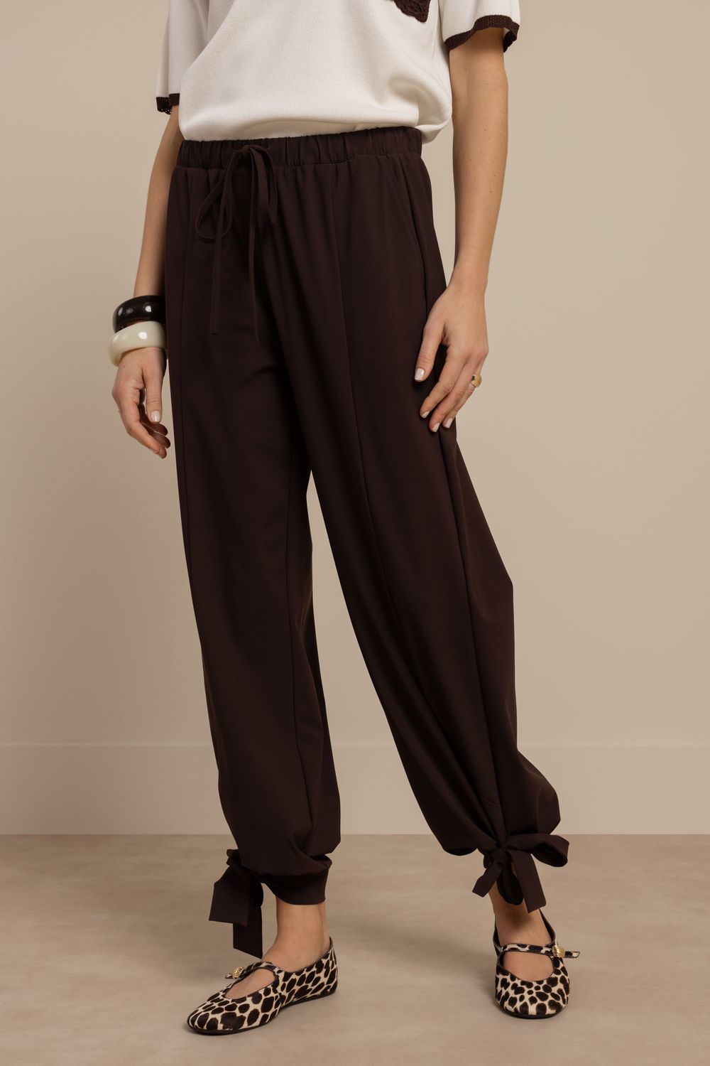 Studio Anneloes Darie balloon trousers Bruin