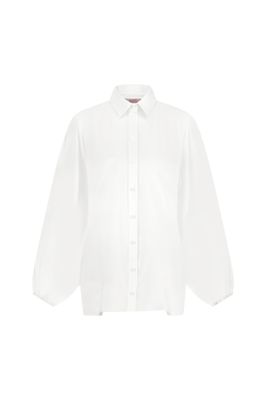 Studio Anneloes Yuki poplin blouse Ecru
