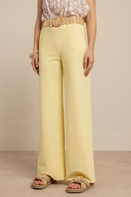 Studio Anneloes Lexie bonded trousers Geel