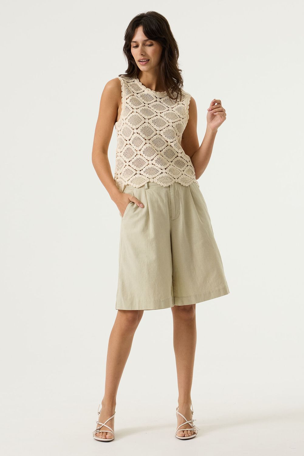 Garcia short Beige